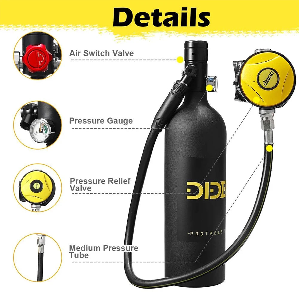 Scuba Diving Cylinder Mini Oxygen Tank