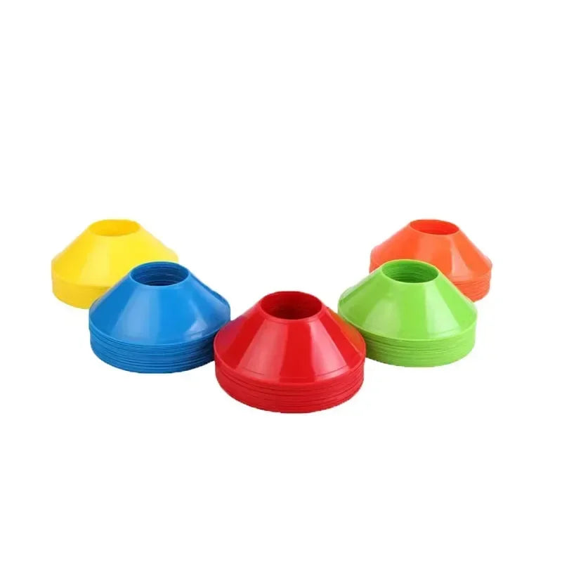 10Pcs Soccer Cones Disc Football Training