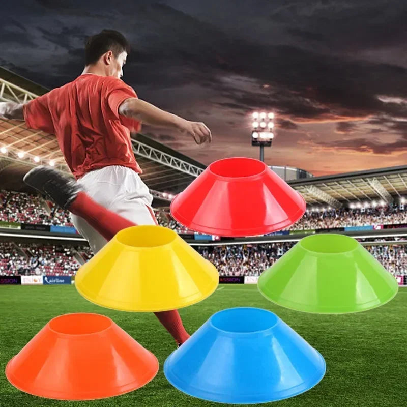 10Pcs Soccer Cones Disc Football Training