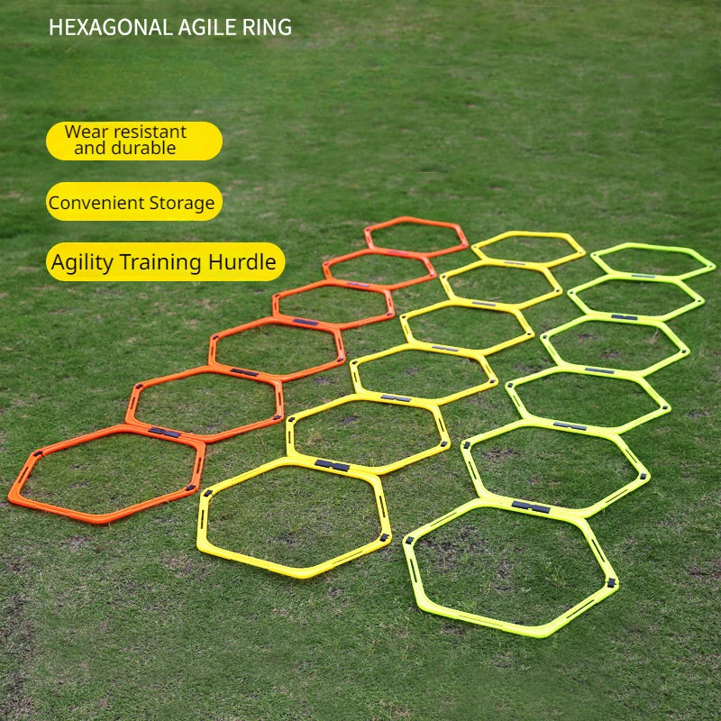 6Pcs Training Rings Agility Football