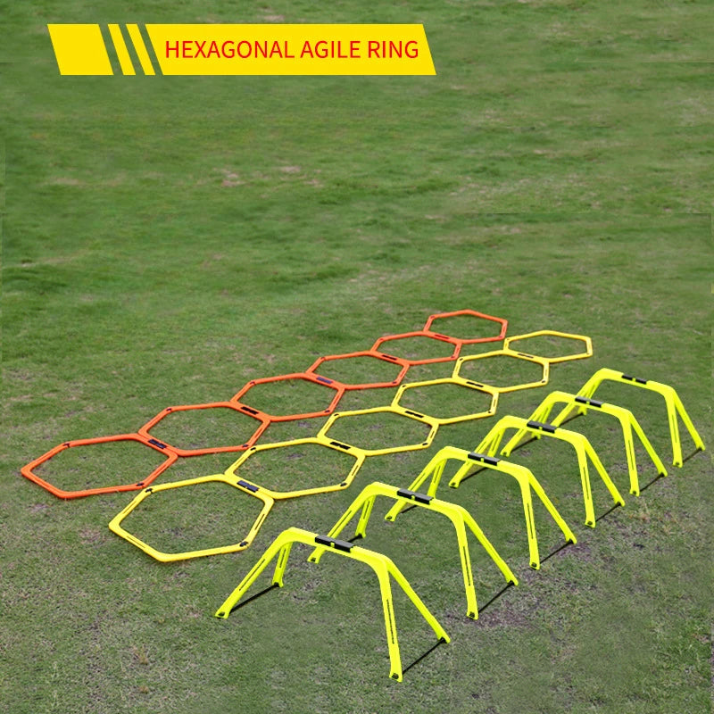 6Pcs Training Rings Agility Football